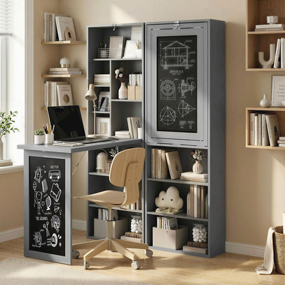 Bureau Mural Pliable Convertible | Gain de Place & Design