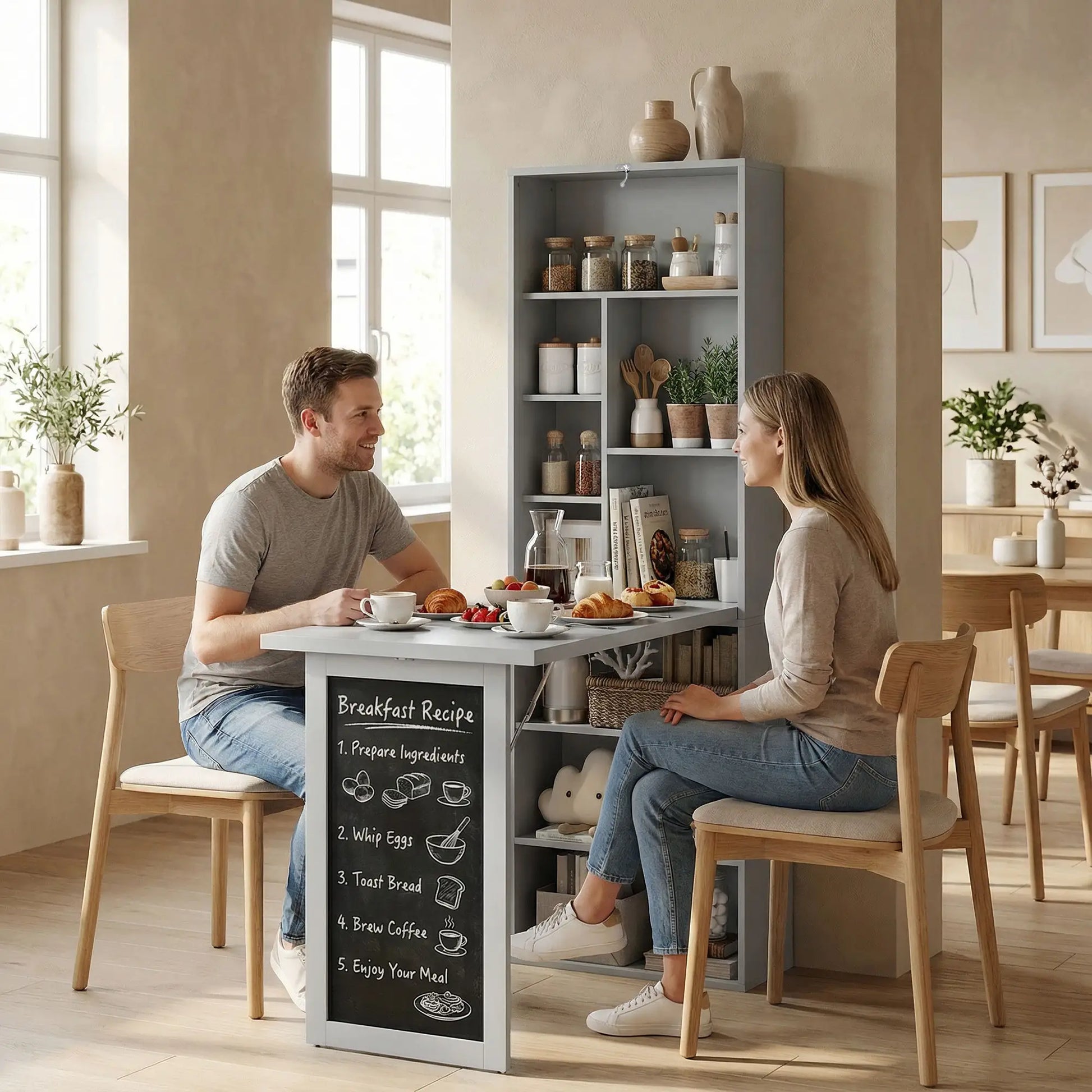 Bureau Mural Pliable Convertible | Gain de Place & Design